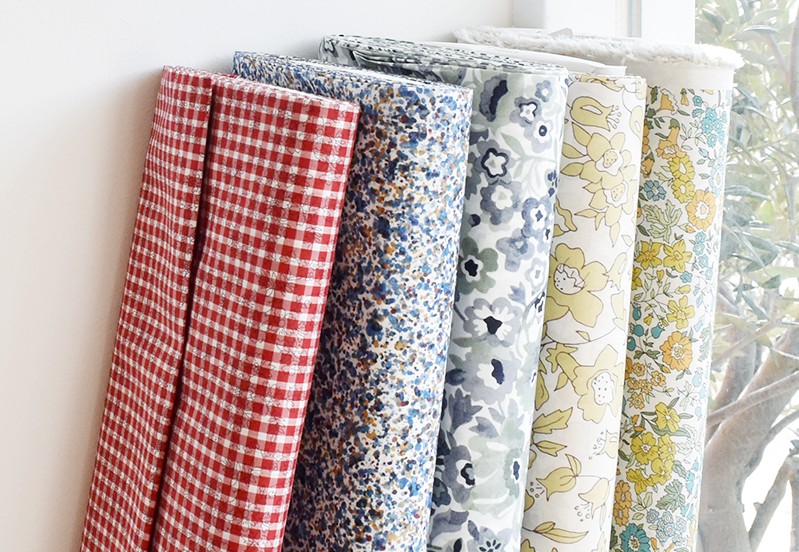 Choose your winter fabrics to get excited. "CHECK & STRIPE LIBERTY PRINT" Winter Sale now on