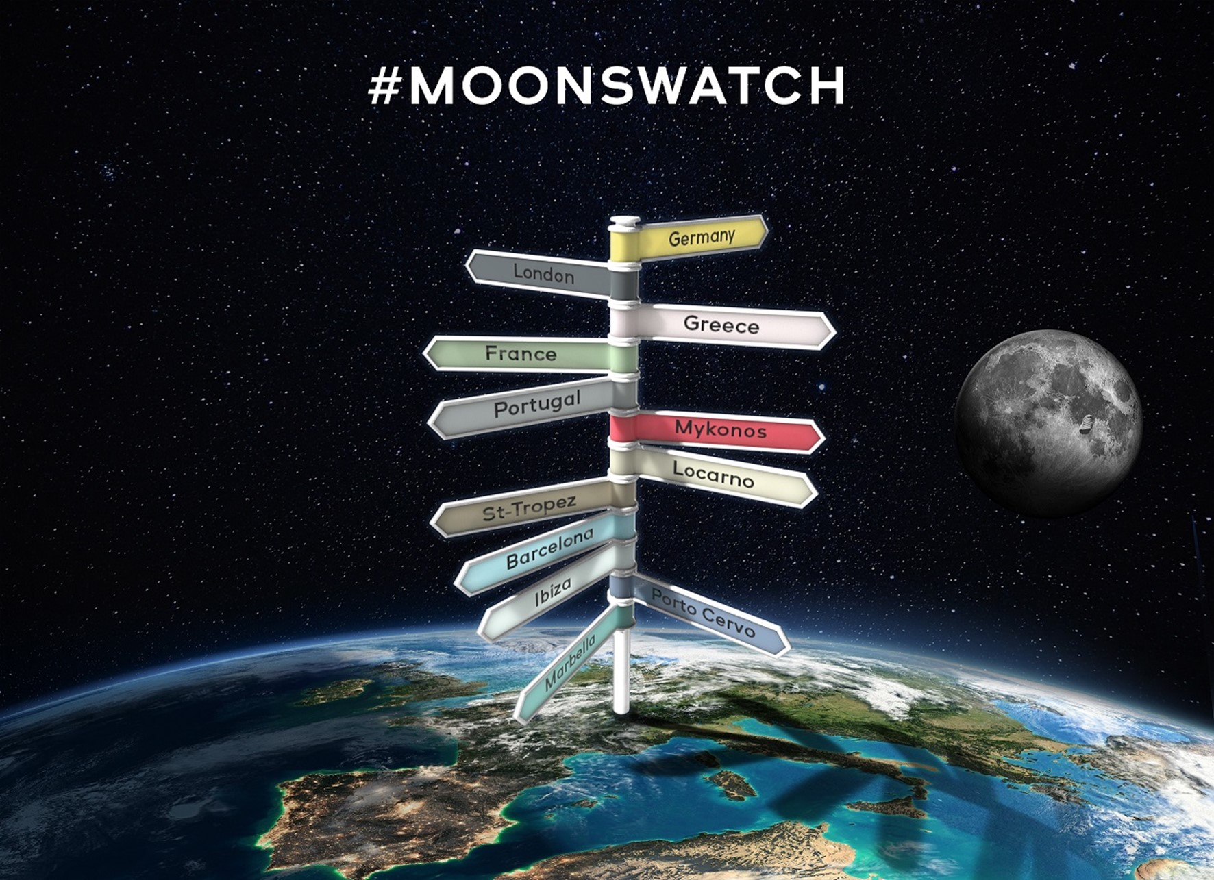 2日間限定のイベント「MoonSwatch ツアー」開催