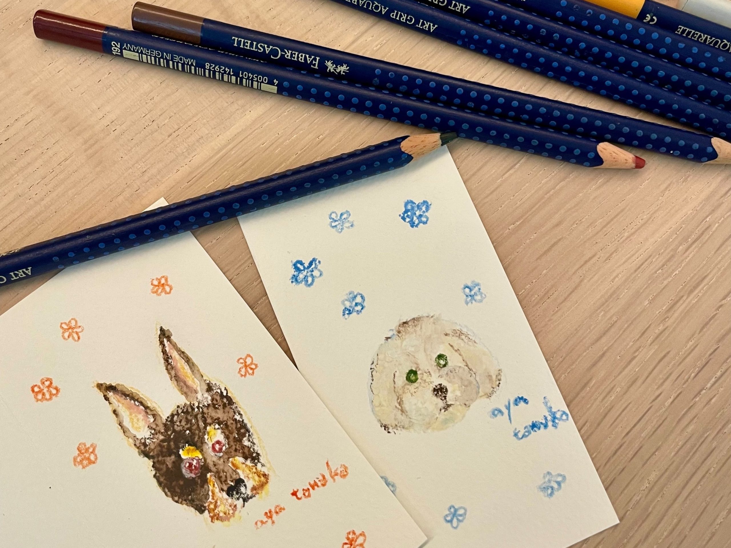 色を重ねて描く 水彩色鉛筆アートワークショップ