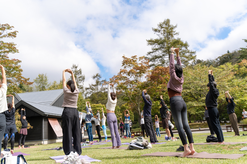[Event Report] Our first program: "Morning Yoga Run for a Rejuvenating Feeling"
